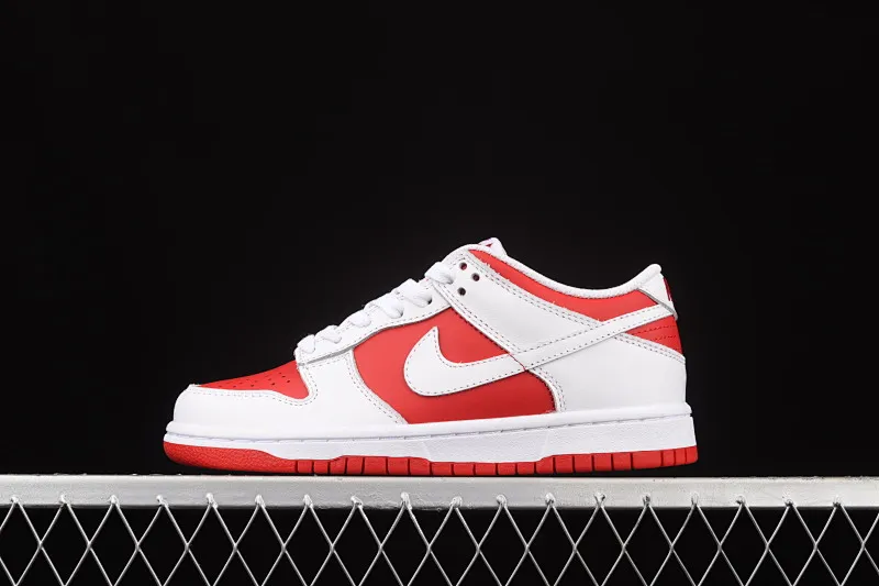 All categories Nk SB Dunk series Nk SB Dunk Low low-top sneakers J version Nk SB Dunk Retro Low "White/University Red" University red dunk series low-top casual sports skateboard shoes CW1590-600